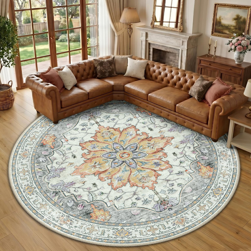 RELEANY Washable Area Rug
