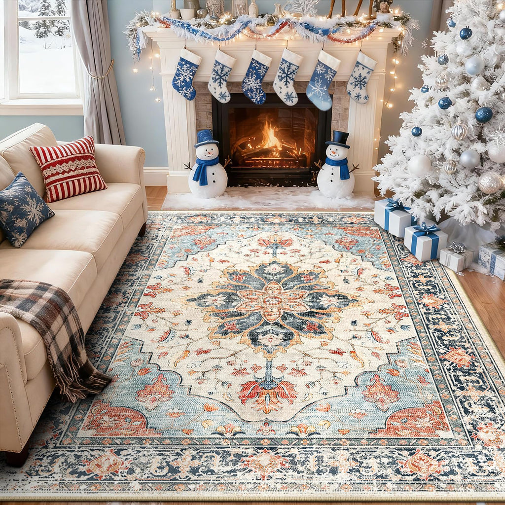 RELEANY Washable Area Rug