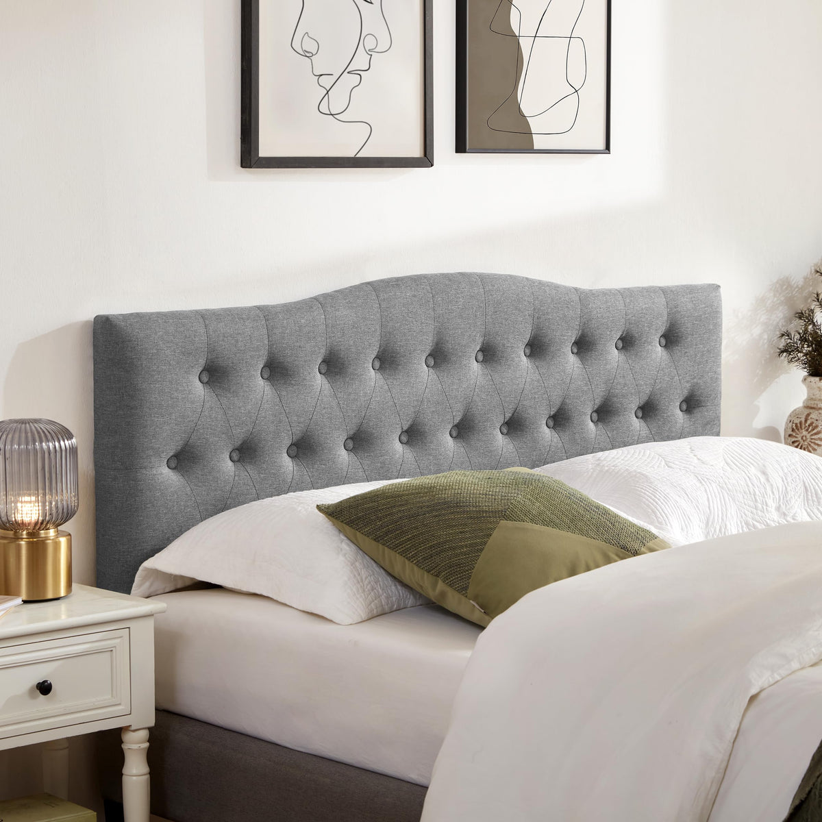 Huatean Home Upholstered Queen Headboard Only