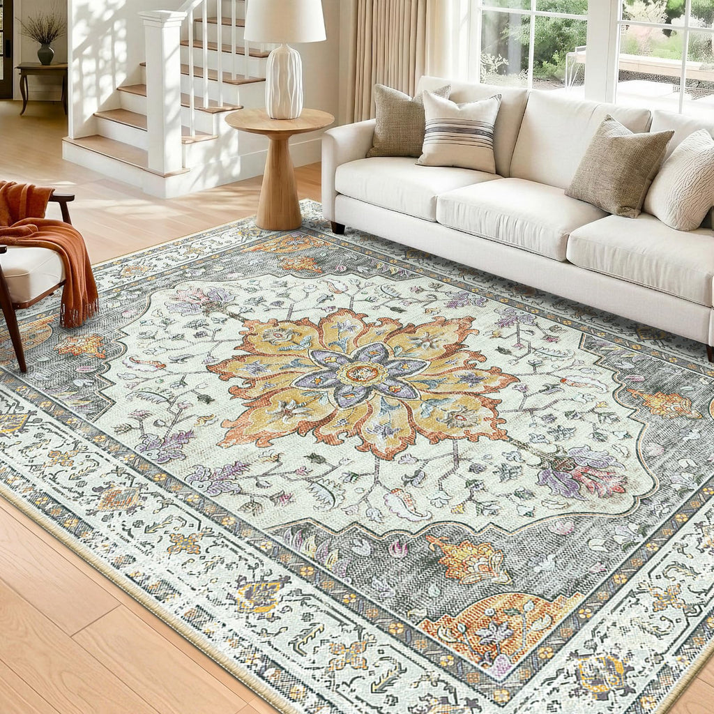 RELEANY Washable Area Rug