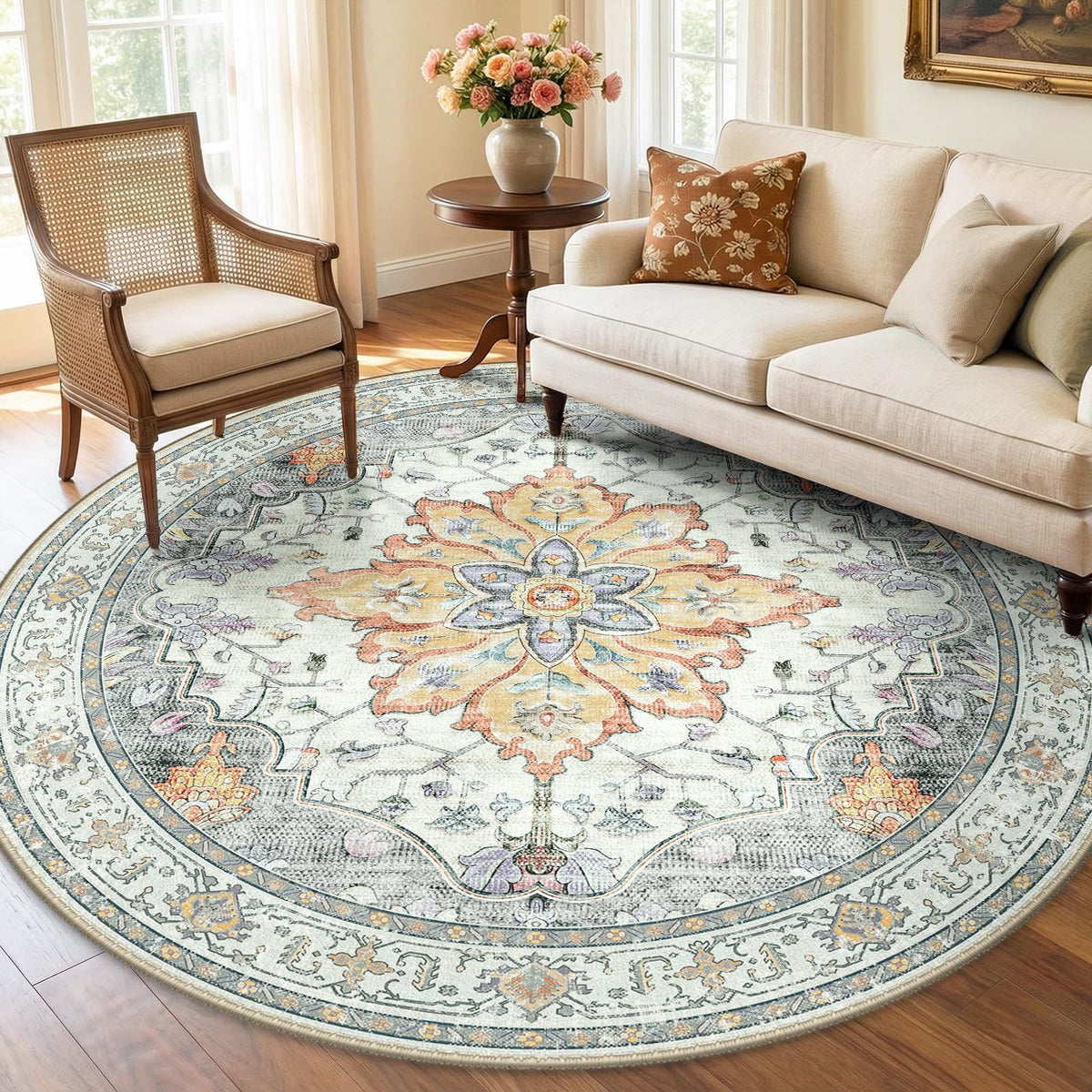 RELEANY Washable Area Rug