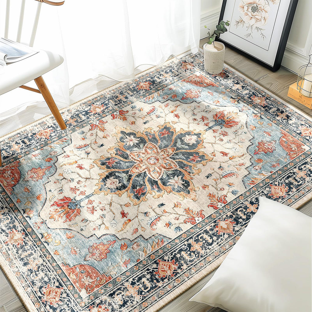 RELEANY Washable Area Rug