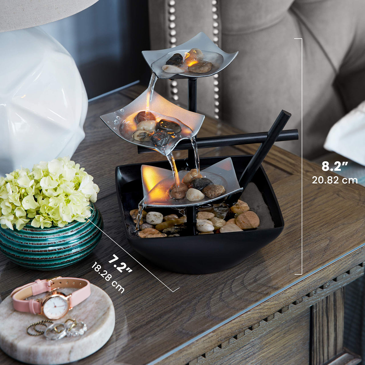 Homedics Tabletop Water Fountain