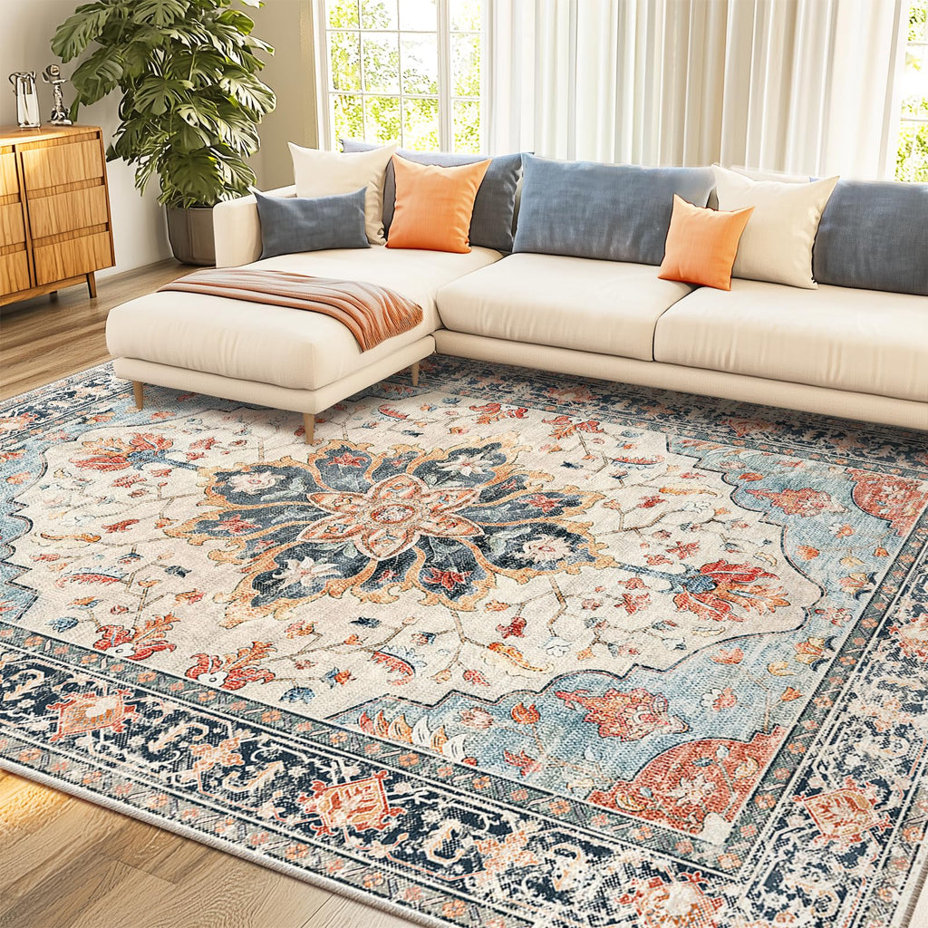 RELEANY Washable Area Rug