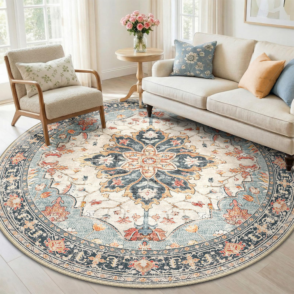 RELEANY Washable Area Rug