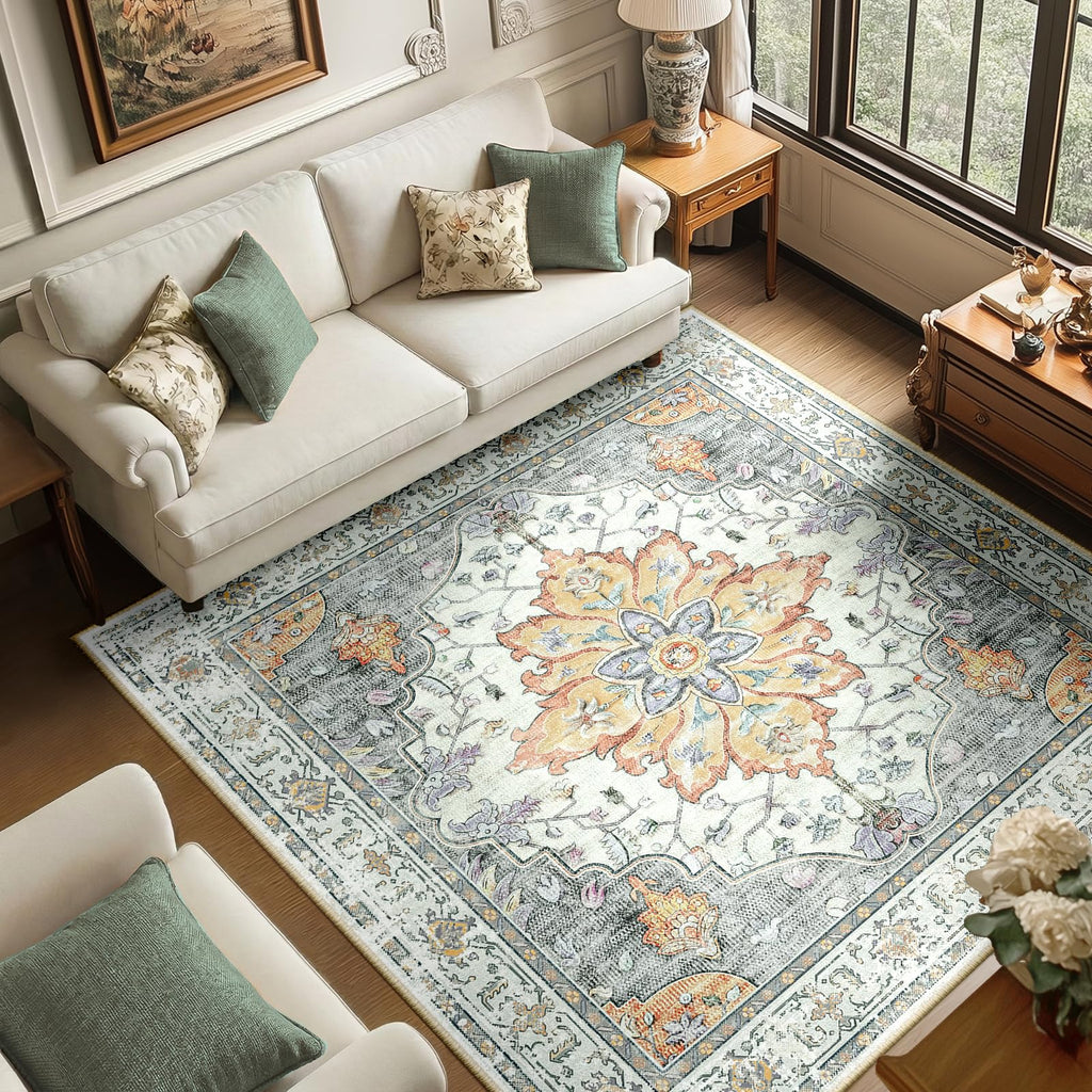 RELEANY Washable Area Rug