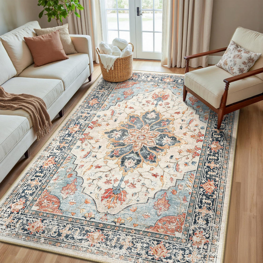 RELEANY Washable Area Rug