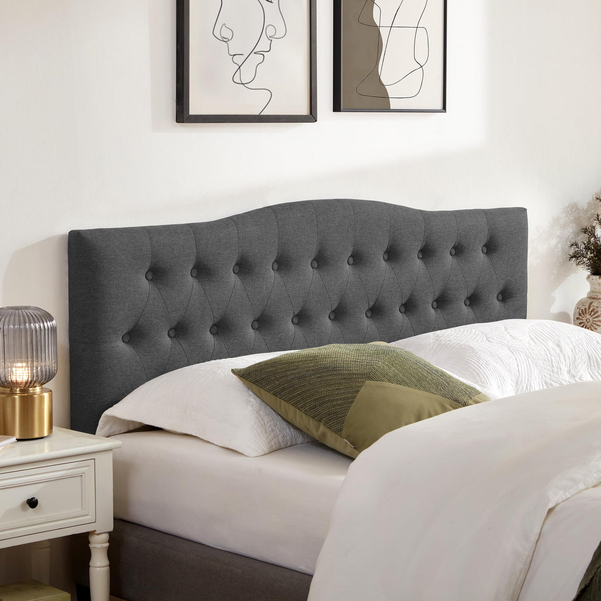 Huatean Home Upholstered Queen Headboard Only