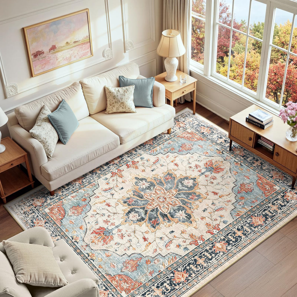 RELEANY Washable Area Rug